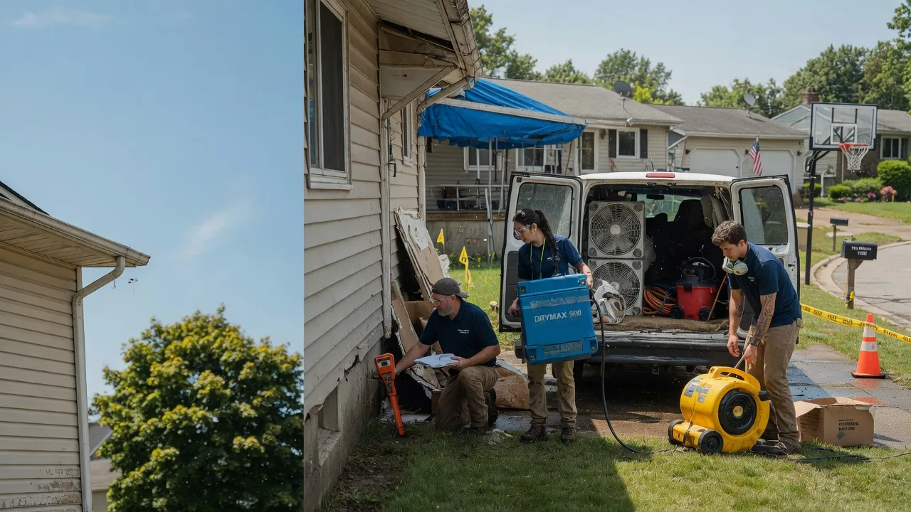 Ceiling Leak Cleanup in Rockford, IL near me