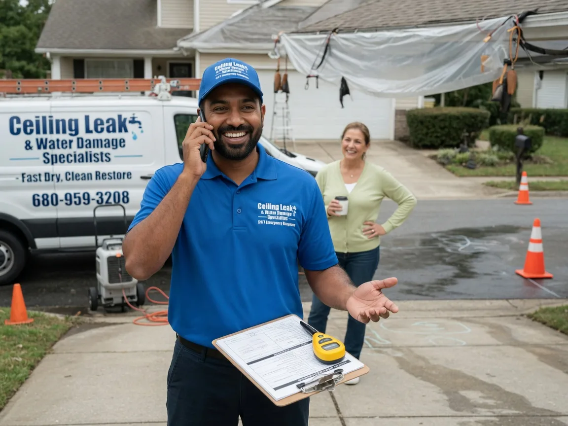 Ceiling Leak Cleanup Rockford, IL FAQs